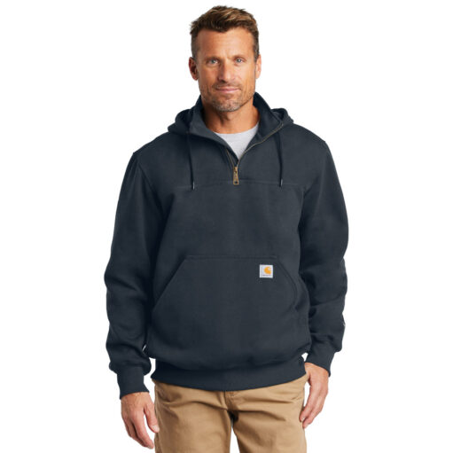 Carhartt ® Rain Defender ® Paxton Heavyweight Hooded Zip Mock Sweatshirt - Image 3