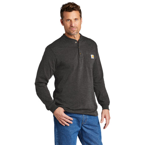 Carhartt® Long Sleeve Henley T-Shirt - Image 2