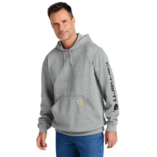 Carhartt® Midweight Hooded Logo Sweatshirt - Image 2