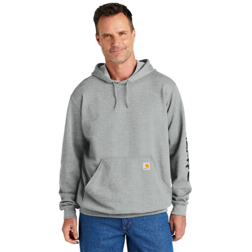 Carhartt® Midweight Hooded Logo Sweatshirt - Image 4