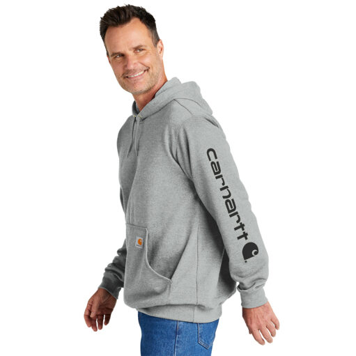 Carhartt® Midweight Hooded Logo Sweatshirt - Image 5